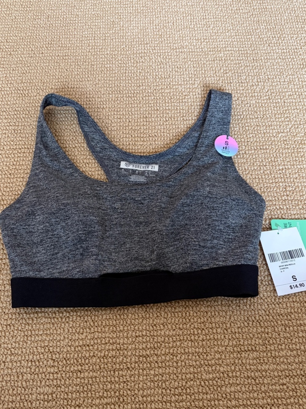 Women's Forever 21 Athletic Sports Bra, Size Small NWT
